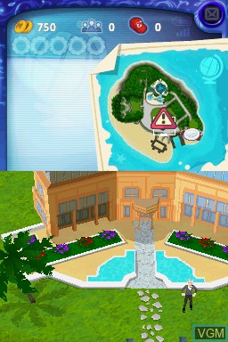 In-game screen of the game Imagine - Resort Owner on Nintendo DS