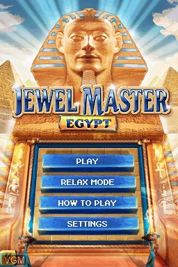 In-game screen of the game Jewel Master Collection on Nintendo DS