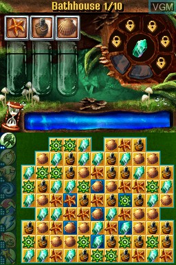 In-game screen of the game Jewel Legends - Tree of Life on Nintendo DS