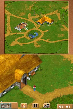 In-game screen of the game 2 in 1 - Meine Tierarztpraxis + Meine Tierpension 2 on Nintendo DS
