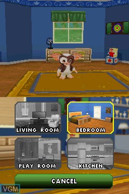 In-game screen of the game Gremlins Gizmo on Nintendo DS