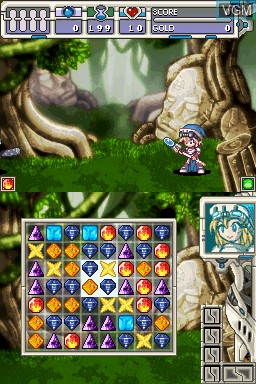In-game screen of the game Jewel Adventures on Nintendo DS
