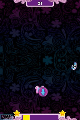 In-game screen of the game Violetta - Rhythm & Music on Nintendo DS