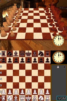 In-game screen of the game Chess on Nintendo DS