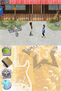In-game screen of the game Imagine - Music Fest on Nintendo DS