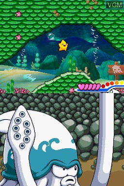In-game screen of the game Legendary Starfy, The on Nintendo DS