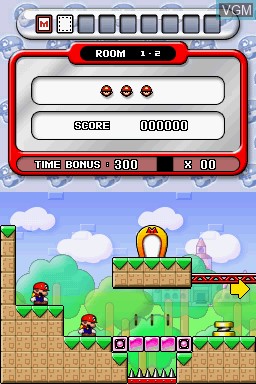 In-game screen of the game Mario vs Donkey Kong 2 - La Marcia dei MiniMario on Nintendo DS