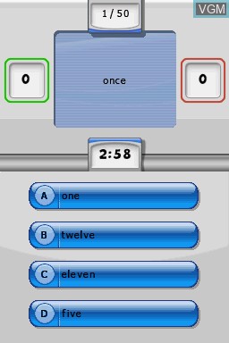 In-game screen of the game My English Coach para Hispanoparlantes - Ingles a Tu Alcance! on Nintendo DS