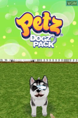 In-game screen of the game Petz - Dogz Pack on Nintendo DS