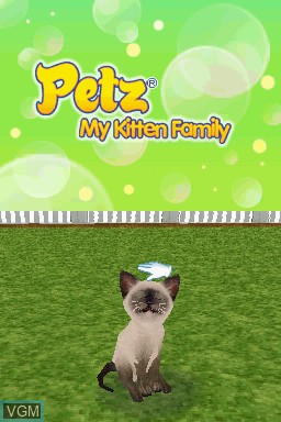 In-game screen of the game Animalz - Una Familia de Catz on Nintendo DS