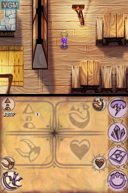 In-game screen of the game Spyro - Shadow Legacy on Nintendo DS