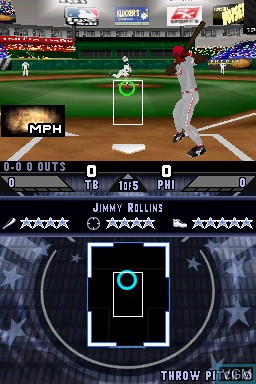 In-game screen of the game Bigs 2, The on Nintendo DS