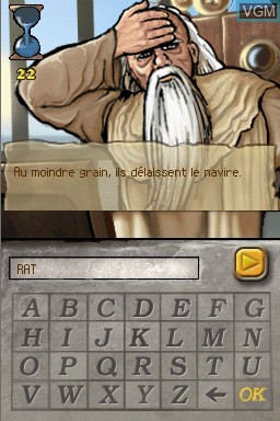 In-game screen of the game Fort Boyard - Le Jeu on Nintendo DS