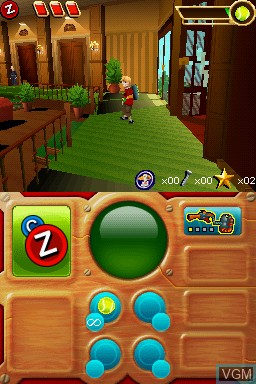 In-game screen of the game Suite Life of Zack & Cody, The - Circle of Spies on Nintendo DS