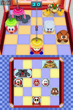 In-game screen of the game Mario Party DS on Nintendo DS