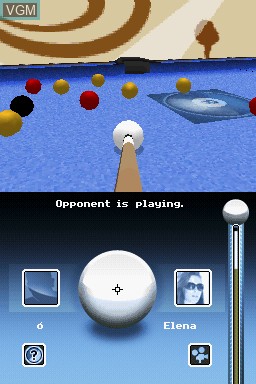 In-game screen of the game 8BallAllstars on Nintendo DS