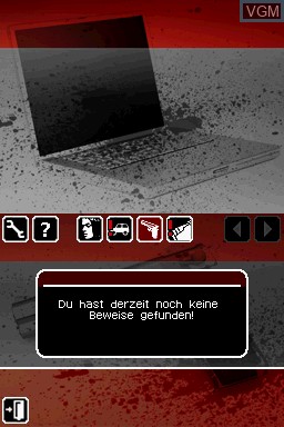 In-game screen of the game K11 - Kommissare im Einsatz on Nintendo DS