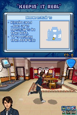 In-game screen of the game Jonas on Nintendo DS