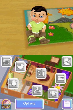 In-game screen of the game My Baby - First Steps on Nintendo DS