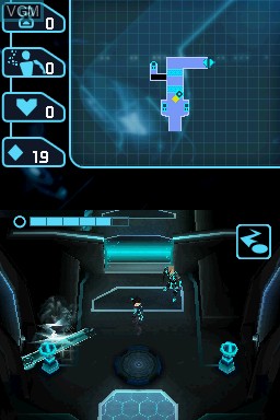 In-game screen of the game TRON - Evolution on Nintendo DS