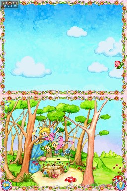 In-game screen of the game Prinzessin Lillifee - Spielesammlung on Nintendo DS