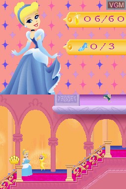 In-game screen of the game Disney Princess - Magical Jewels on Nintendo DS