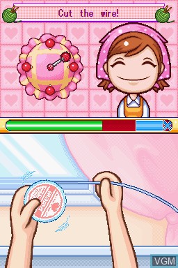 In-game screen of the game Crafting Mama on Nintendo DS