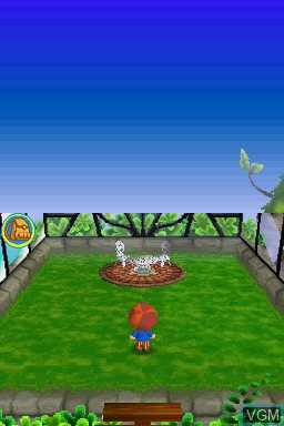In-game screen of the game Enchanted Folk and the School of Wizardry on Nintendo DS