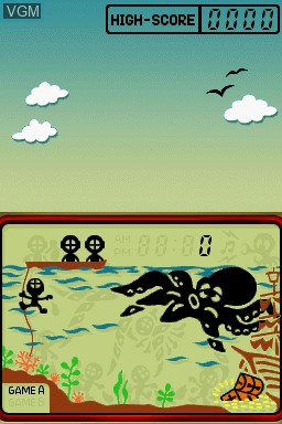 In-game screen of the game Game & Watch Collection 2 on Nintendo DS