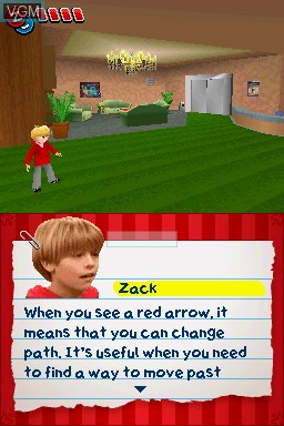 In-game screen of the game Suite Life of Zack & Cody, The - Tipton Trouble on Nintendo DS