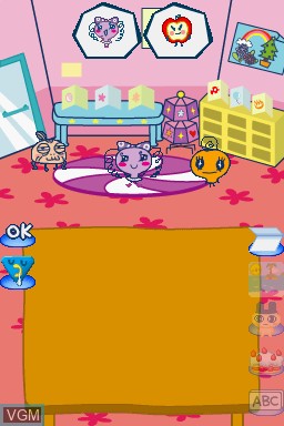 In-game screen of the game Tamagotchi Connection - Corner Shop 3 on Nintendo DS