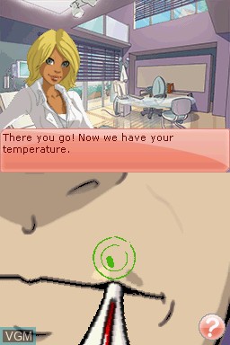 In-game screen of the game Imagine - Doctor on Nintendo DS