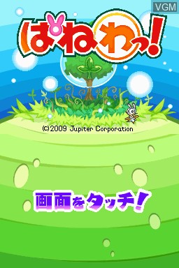 Title screen of the game Panewa! on Nintendo DSi