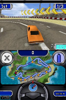 In-game screen of the game Need for Speed - Nitro-X on Nintendo DSi