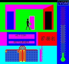 In-game screen of the game 007 - Dangereusement Votre on Tangerine Computer Systems Oric