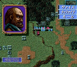 In-game screen of the game Kisou Louga II - The Ends of Shangrila on NEC PC Engine CD