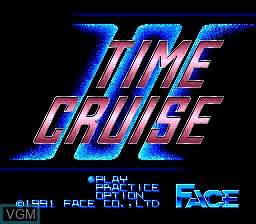 Title screen of the game Time Cruise II on NEC PC Engine
