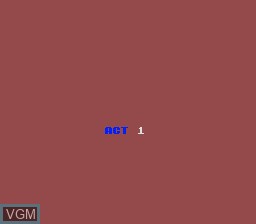 Menu screen of the game Wonder-Momo on NEC PC Engine