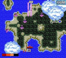 In-game screen of the game 1943 Kai on NEC PC Engine