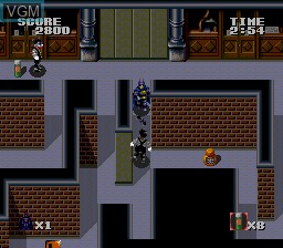 In-game screen of the game Batman on NEC PC Engine