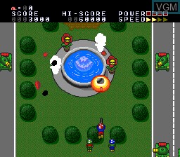 In-game screen of the game Toy Shop Boys on NEC PC Engine