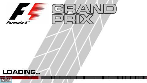Title screen of the game F1 Grand Prix on Sony PSP