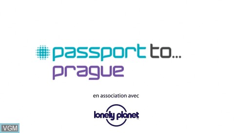Title screen of the game Passport to Prague on Sony PSP