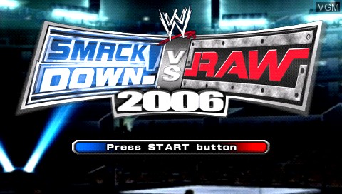 Wwe Smackdown Vs Raw 06 For Sony Psp The Video Games Museum