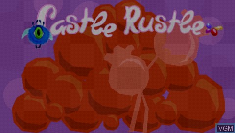 Title screen of the game Castle Rustle on Sony PSP