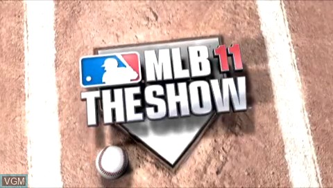 Title screen of the game MLB 11 - The Show on Sony PSP