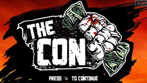 Title screen of the game Con, The - Gamble Fight on Sony PSP