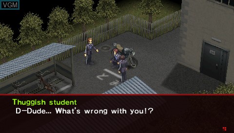 Menu screen of the game Shin Megami Tensei - Persona 2 - Innocent Sin on Sony PSP