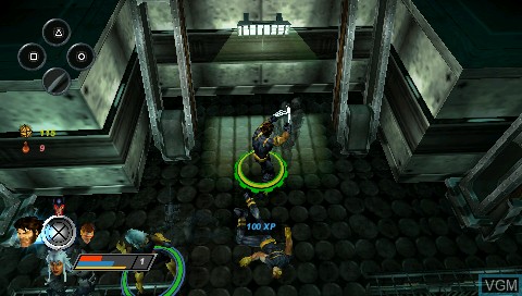 In-game screen of the game X-Men Legends II - Rise of Apocalypse on Sony PSP