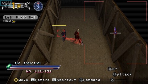 In-game screen of the game Chronicle of Dungeon Maker on Sony PSP